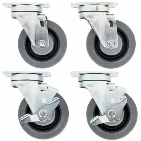 GARLAND and US Range Equivalent Swivel Plate Casters for S and H Series Ranges, 4PK 190CK1128